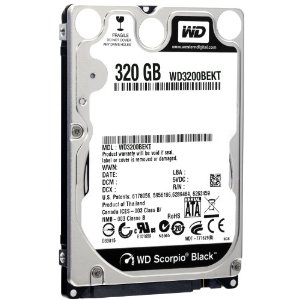 Recupero da Hard Disk Western Digital 320 gb WD3200BEKT